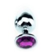 Plug Bijou Strass Violet - MEDIUM 7 x 3.4cm