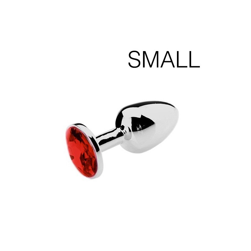 Plug bijou Spolly Small - Rouge 6 x 2.7cm