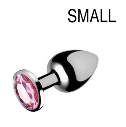 Plug bijou Gem Rose 6.5 x 2.7 cm- Bijoux Anal en stock sur Fun et plaisirs