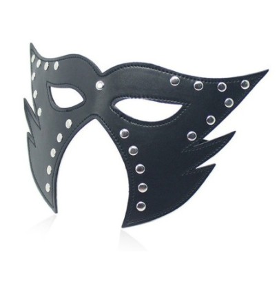 Masque Cat open Mouth Noir