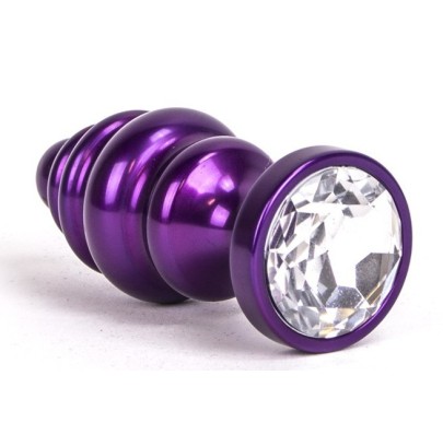 Bijou Anal Alloy 6.5 x 3 cm Violet- Bijoux Anal en stock sur Fun et plaisirs