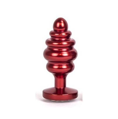 Bijou Anal Alloy 6.5 x 3 cm Rouge