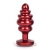 Bijou Anal Alloy 6.5 x 3 cm Rouge