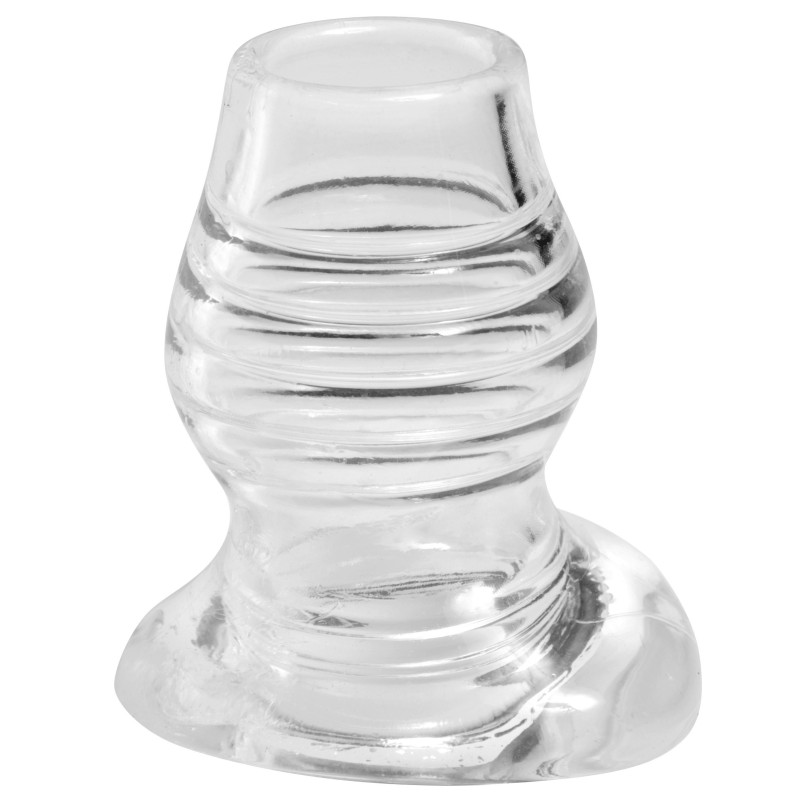 Plug Tunnel Cock Dock Transparent 9 x 6.5 cm