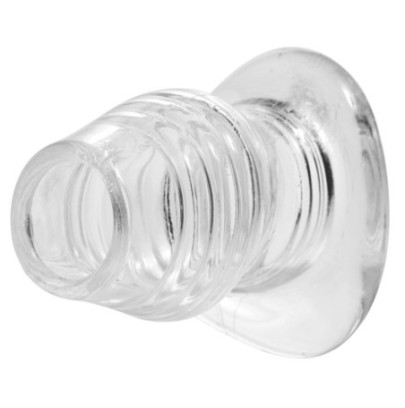 Plug Tunnel Cock Dock Transparent 9 x 6.5 cm