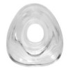 Plug Tunnel Cock Dock Transparent 9 x 6.5 cm