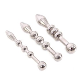 Kit de 3 plugs d'urètre Beads 5.5cm | 6 à 10mm