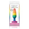 Plug en silicone Rainbow 10 x 2.8 cm