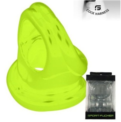 Ballstretcher Cock Harness Neon- Ballstretchers Souples en stock sur Fun et plaisirs