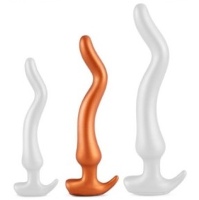 Plug long Noth Curve M 30 x 5 cm- PLUG ANAL SILICONE en stock sur Fun et plaisirs