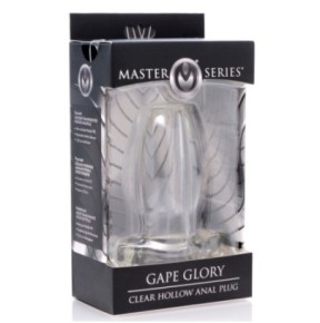 Plug Tunnel Gape Glory 8 x 4,7 cm Transparent