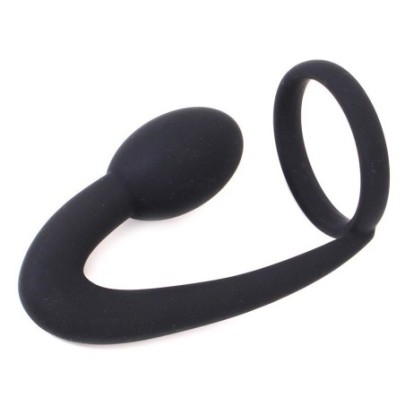 Cockring Plug G-Spot 4.5 x 2.9 cm- Cockrings Plug en stock sur Fun et plaisirs