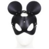 Masque avec Visage Souris Noir