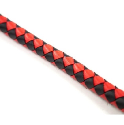 Long fouet Whip Duo 190cm Noir et Rouge