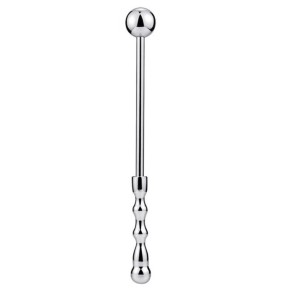 Tige en métal Wand Ball 18 x 5 cm- PLUG METAL en stock sur Fun et plaisirs