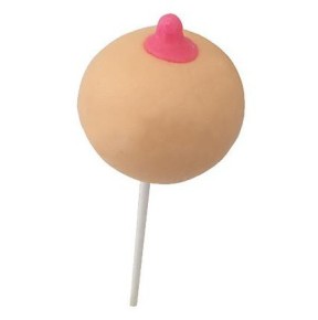 Bonbon Sucette Sein Arôme Fraise 58g- EV Jeune Fille en stock sur Fun et plaisirs