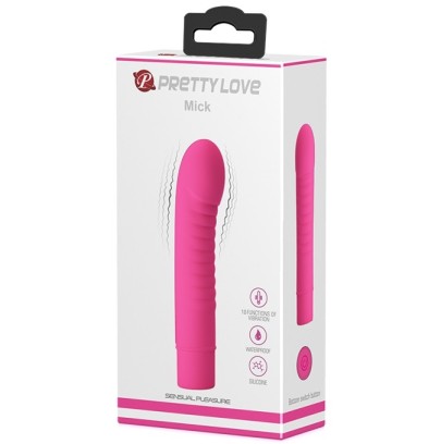 Vibromasseur Mick Pretty Love 10 x 2.7 cm Fuschia