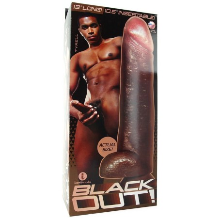 Gode XXL Black Realistic Cock 25 x 7 cm