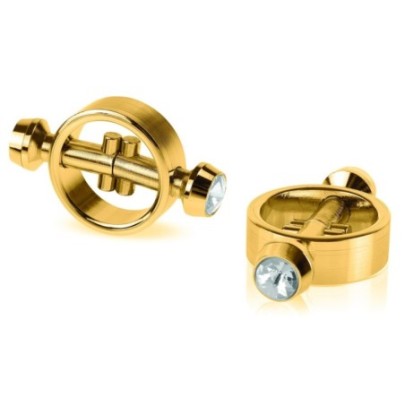 Pinces Tétons Magnetic Gold- Développeurs Seins en stock sur Fun et plaisirs