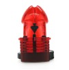 Cage de chasteté ajustable 10 x 3.5cm Rouge