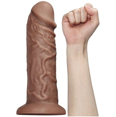 Gode Chubby Dildo 23 x 6.5 cm Marron- Godes Réalistes en stock sur Fun et plaisirs