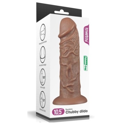 Gode Chubby Dildo 23 x 6.5 cm Marron