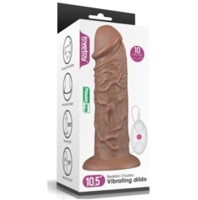 Gode vibrant Chubby Dildo 23 x 6.5 cm Marron