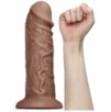 Gode vibrant Chubby Dildo 23 x 6.5 cm Marron