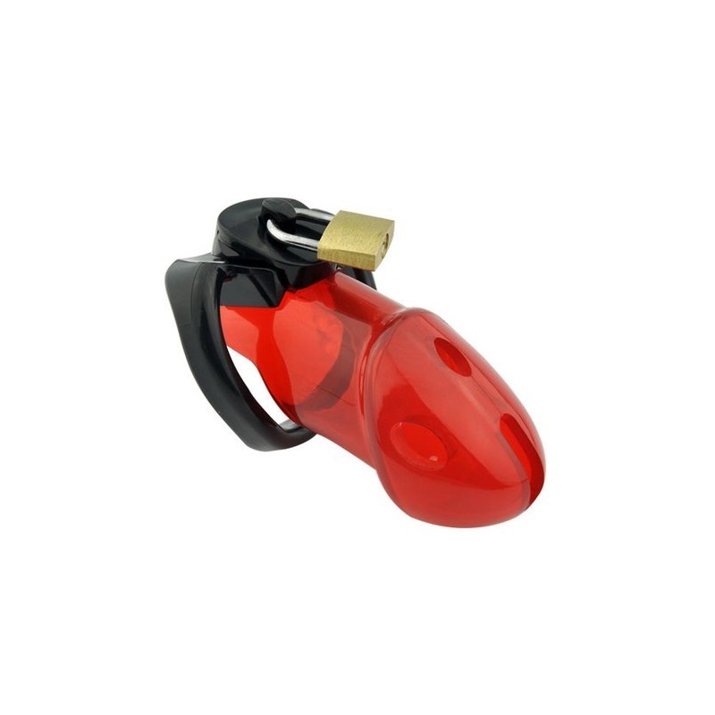 Cage de chasteté Rickers 9 x 3cm Rouge