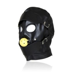 Cagoule Heavy Duty Noire- Cagoules & Masques en stock sur Fun et plaisirs