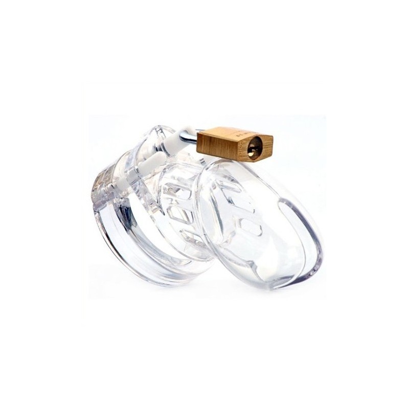 Cage de chasteté MINI LOCKY 6 x 3.2 cm Transparente