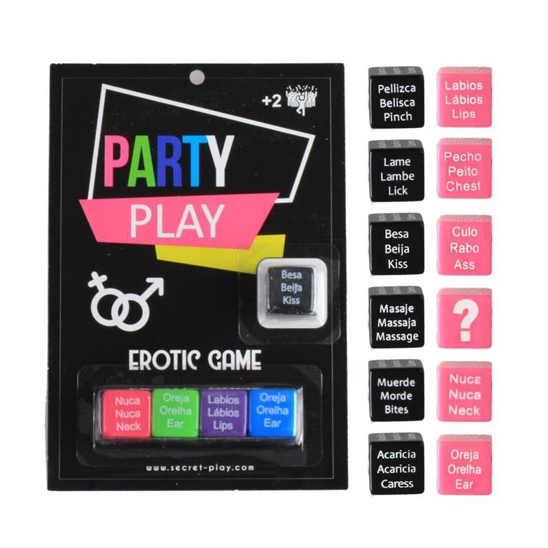 Dés sexuels Party Play Actions