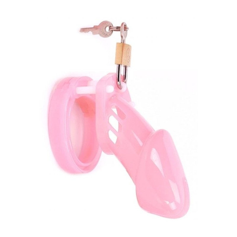 Cage de chasteté Locky 8 x 3.3 cm Rose