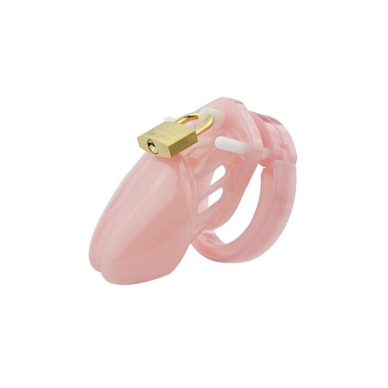 Cage de chasteté Mini Locky 6 x 3.2cm Rose