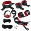 Kit Eye-Splice Noir-Rouge 8 pièces