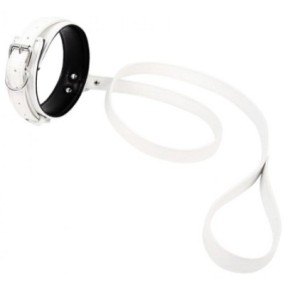 Collier et Laisse Lighty Blanc- Colliers & Laisses en stock sur Fun et plaisirs