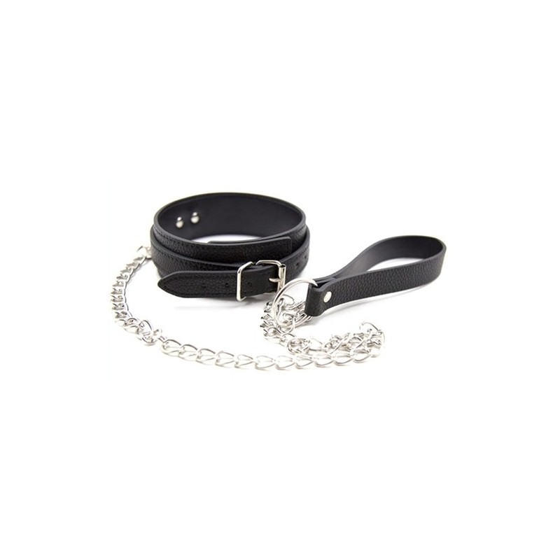 Collier avec Chaîne métal Pety Noir