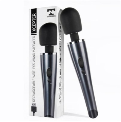 Wand Xcepter Noir - Tête 54mm- Wands Classiques en stock sur Fun et plaisirs