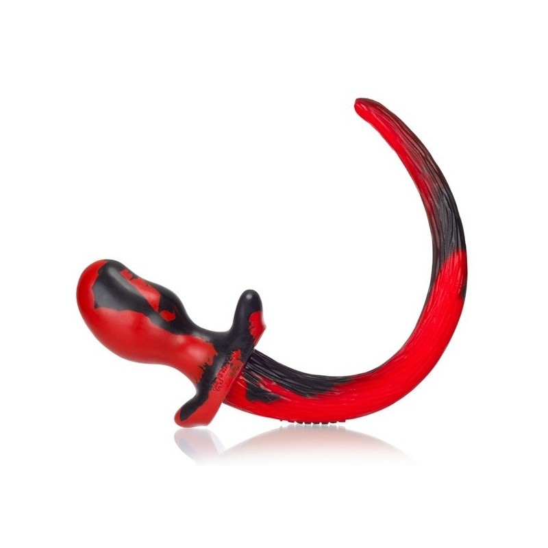 Plug Queue Puppy Tail Beagle 9.5 x 5 cm Rouge