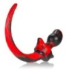 Plug Queue Puppy Tail Beagle 9.5 x 5 cm Rouge