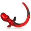 Plug Queue Puppy Tail Beagle 9.5 x 5 cm Rouge