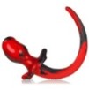 Plug Queue de chien Mastiff 12 x 7 cm Rouge