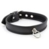 Collier O Ring Simili Noir