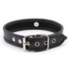 Collier O Ring Simili Noir