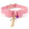 Collier Laisse Bow Rose