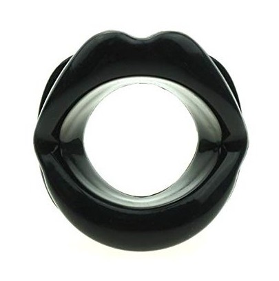 Baillon Bouche Ouverte Noir- Baillons BDSM en stock sur Fun et plaisirs