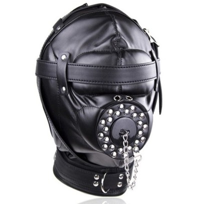 Cagoule Sensory Masked Simili noire- Cagoules & Masques en stock sur Fun et plaisirs