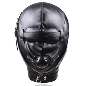 Cagoule Sensory Privation Simili Noire- Cagoules & Masques en stock sur Fun et plaisirs