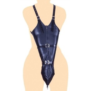 Camisole Strict Leather Zipper- Bondage & Attaches en stock sur Fun et plaisirs