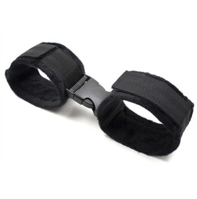 Menottes de poignets Buckle noir- Bondage & Attaches en stock sur Fun et plaisirs